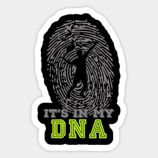 Tennis Is In My DNA Sticker